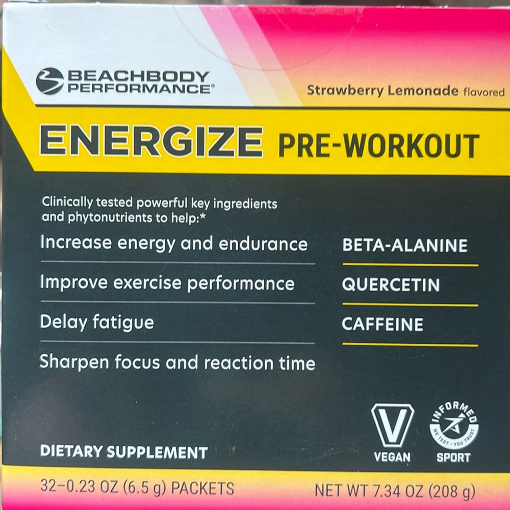 Brand new Beachbody Energize Strawberry 🍓 Lemonade